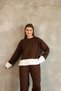 Modal Tracksuit Set with Piping Detail and Terry Cotton Garnish