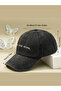 Leave Me Alone Embroidered Printed Washable Hat / Baseball Cap / Embroidered Acid Wash Leave Me Alone Cap - 2