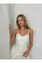 White dress with straps - 2