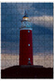 Cakasepetim Lighthouse and Cloudy Sky at Sunset 120 Piece Puzzle Jigsaw Mdf (Wood)