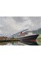 Cakasepetim Cruise Ship and Clouds in the Adriatic Sea 1000 Piece Puzzle Jigsaw Mdf (Wood)