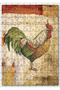 Cakasepetim Puzzle with Green Rooster Image on Card, 120 Piece Jigsaw Puzzle, Mdf (Wood)