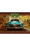 Cakasepetim Classic Green Vehicle in the Streets of Cuba 1000 Piece Puzzle Jigsaw Mdf (Wood)