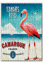 Cakasepetim Camargue Flamingos Visual 1000 Piece Puzzle Jigsaw Mdf (Wood)