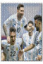 Cakasepetim Messi Friends Argentina Championships 1000 Piece Puzzle Jigsaw Mdf (Wood)