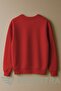 Unisex Crooked Happiness Printed 3 Thread Inside Ribbed Crew Neck Sweatshirt - 2