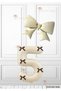 Cream Color Number Coffee-Colored Number Balloon with Bow Cream Color Bow Foil Balloon Retro Bow Set 5 Years Old