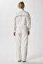 Women's Lexi Fleece-Lined Striped Ecru Tracksuit Set - 6
