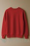 Unisex Linear Lion Printed 3 Thread Inner Ribbed Crew Neck Sweatshirt - 2