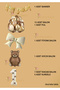Bow Birthday Set Brown Bear Ribbon Number Cream Bow Gold Banner Cream Color Number 9 Years Old - 2
