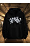 Winter Hooded Thick Sweatshirt |   Flower Printed