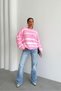 Oversize Crew Neck Textured Knit Sweater Aw25Kz0018 - 2