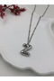 Steel (Z) Letter Balloon Necklace Antiallergic Letter Necklace Z Letter Balloon Bubble Steel 45 cm Fmaccesories - 6