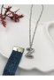 Steel (Z) Letter Balloon Necklace Antiallergic Letter Necklace Z Letter Balloon Bubble Steel 45 cm Fmaccesories - 9