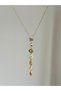 316L Steel 7 Element Y Necklace Colorful Stone Women's Necklace