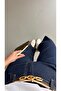 Premium Series Navy Blue Loose Denim Pants - 6