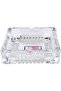 ECVV Square Glass Ashtray For Home Indoor And Outdoor Decorative Square Tabletop Ashtray For Cigars - 6