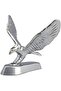 Winluu Flying Eagle Hood Ornament Sticker Birds Logo Fits Car 3D Stand Hood Bonnet Universal Emblem