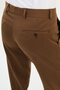 Straight Slim Fit Classic Men's Trousers Camel - 38215.23K - 4