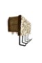Key Holder for Wall – White Wash Wooden Shelf Box with 5 Hooks | Key Hanger for Wall Entryway | Key Organizer | Carved Floral Boho Spice Rack | Distressed Wood Rustic | No Drilling - 5