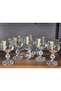 Handmade 6-Piece 24K Handmade - Real Gold Embellished 150 Cc Coffee Side Crystal Cup Horse Mix - 2
