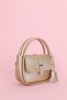 Women's Gold Accessory Detailed Adjustable Strap Scarf Gift Gold Hand Shoulder and Crossbody Bag Milan - 3