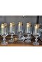 Handmade 6-Piece 24K Handmade - Real Gold Embellished 180 Cc Coffee Side Crystal Cup Bordür Mix - 2