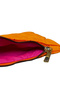 - Ege 7366 2396 Handmade Orange Color Clutch / Portfolio Bag - 20cm X 30cm - 3