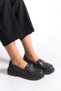 Women's Loafer 00121805 Black Skin
