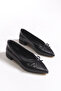 Celeste Alba Orthopedic Women's Pointed Toe Ballerinas 0012502 Black Skin - 6