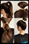 Super Elastic Colorful Hair Rubber Buckle 10Pcs |   Soft and Durable Fabric Buckle Set | - 3