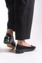 Celeste Alba Orthopedic Women's Pointed Toe Ballerinas 0012502 Black Skin - 5