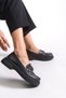 Women's Loafer 00121823 Black Skin - 3
