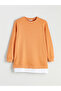 Crew Neck Women's Sweatshirt Tunic - 5