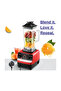 4500W Heavy Duty Commercial Blender 2-in-1 Juicer & Mixer with 2 Jars, Stainless Steel Blades - 4