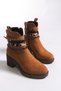 Niralynth Women's Boots 0012560 Tan Suede - 6
