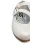 Girl's Silver Stone Bow Ballerina Shoes - Non-Slip Sole - Stylish and Comfortable - 6