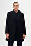 Slim Fit Lacivert Palto