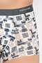 Bonded Printed Trunks in Modal - Free Socks Included - 7