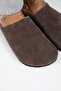 Ruzqahi Women's Leather Genuine Leather Flat Sabo Brown Slippers - 3