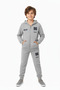 Zipped 96 Bronx Printed Detail Hooded Boys' Tracksuit Set - 2