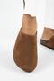 Ruzqahi Women's Leather Genuine Leather Flat Sabo Tan Slippers - 5