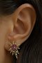 Gold Color Stone Detailed Ysx Earrings