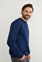 3 Thread Basic Crew Neck Sweatshirt - 6