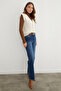Bearded Buttoned V-Neck Oversize Vest - 3