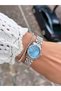 Steel Cord Minimal Case Women's Watch 3 Atm Waterproof 2 Years Warranty - 3