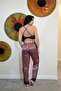 Women's 2-Piece Stripe Patterned Satin Women's Pajama Set - 3
