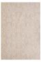 Alegra Beige White Nordic Sisal Woven Jute Non-Slip Base Wicker Runner Washable Rug 1853
