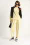 Women's Butter Crew Neck Oversize Top and Bottom Set 60284065 - 2