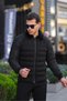 New Season Cold-Proof Suede and Leather Detailed Men's Coat Jacket - 3